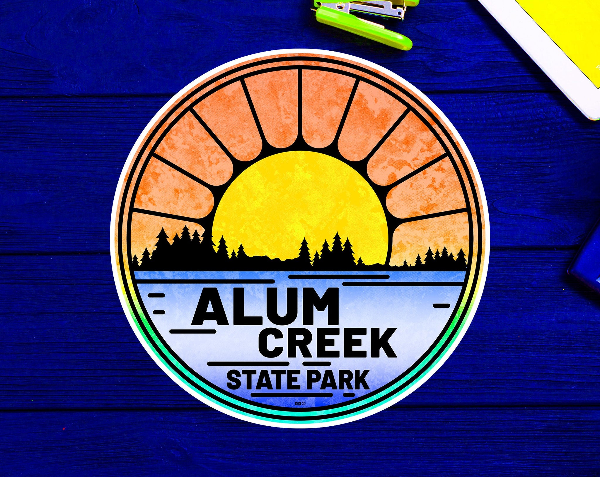 Alum Creek State Park Decal 3" to 5" Sticker Ohio Vinyl Indoor Or Outdoor