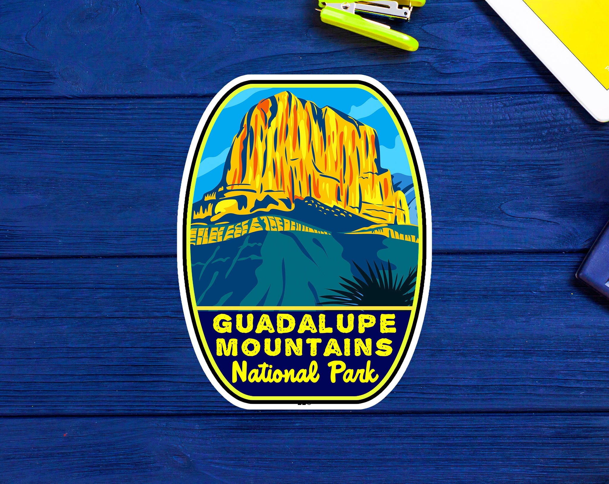 Guadalupe Mountains National Park Decal 3.9" Sticker Texas Vinyl Indoor Outdoor
