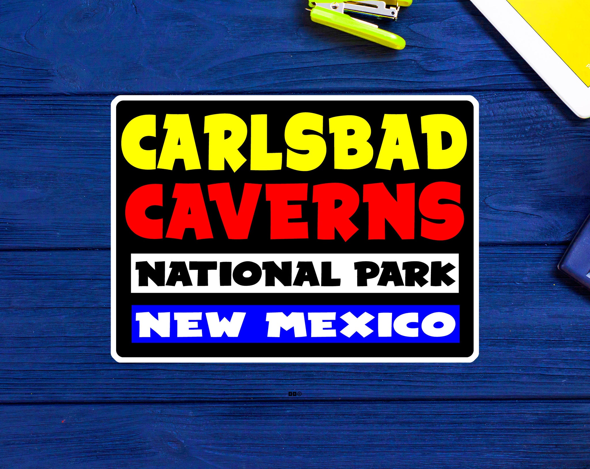 Carlsbad Caverns National Park New Mexico Travel Sticker Decal 3.75" Vinyl