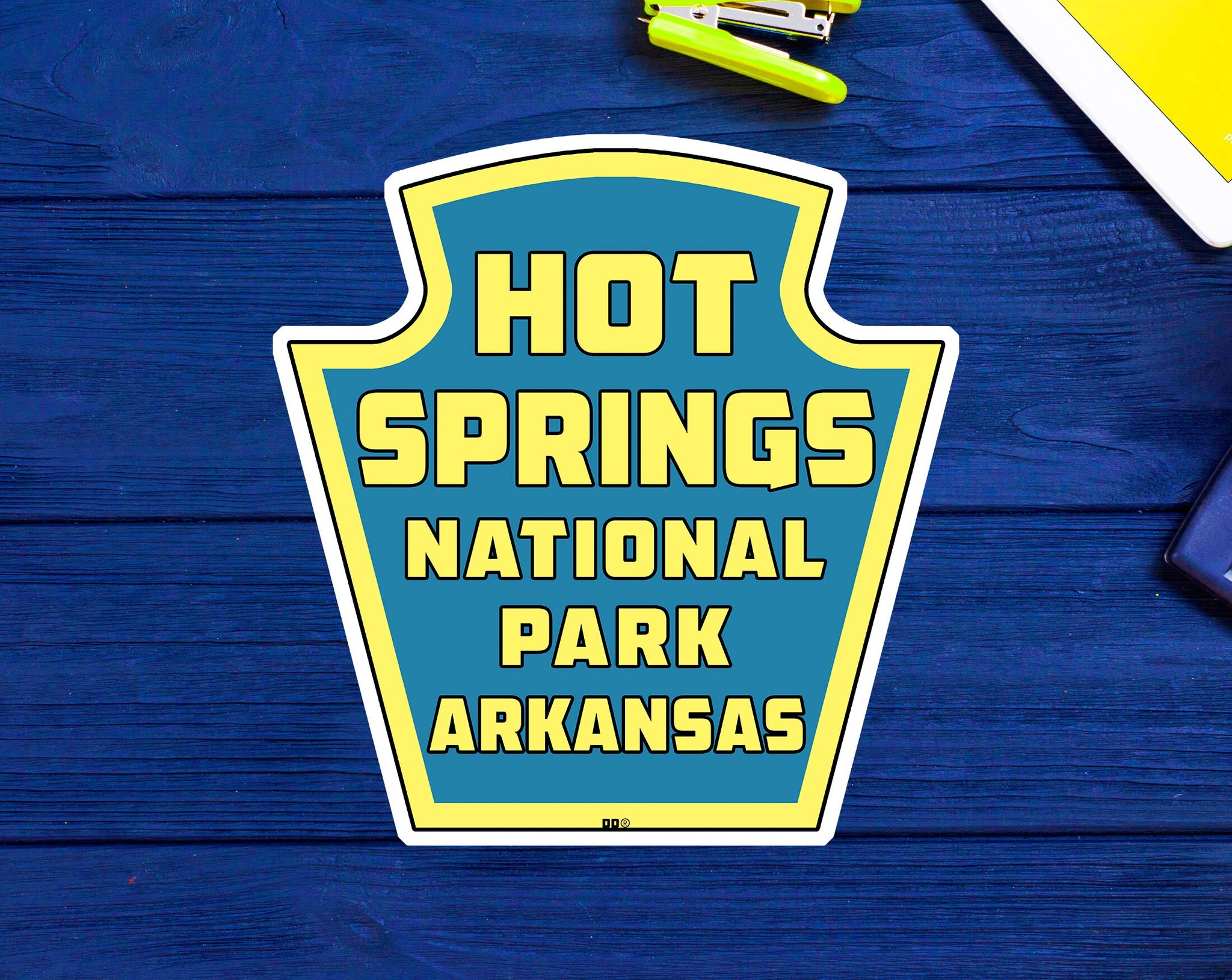 Hot Springs National Park Decal Sticker 3.5" Arkansas Vinyl