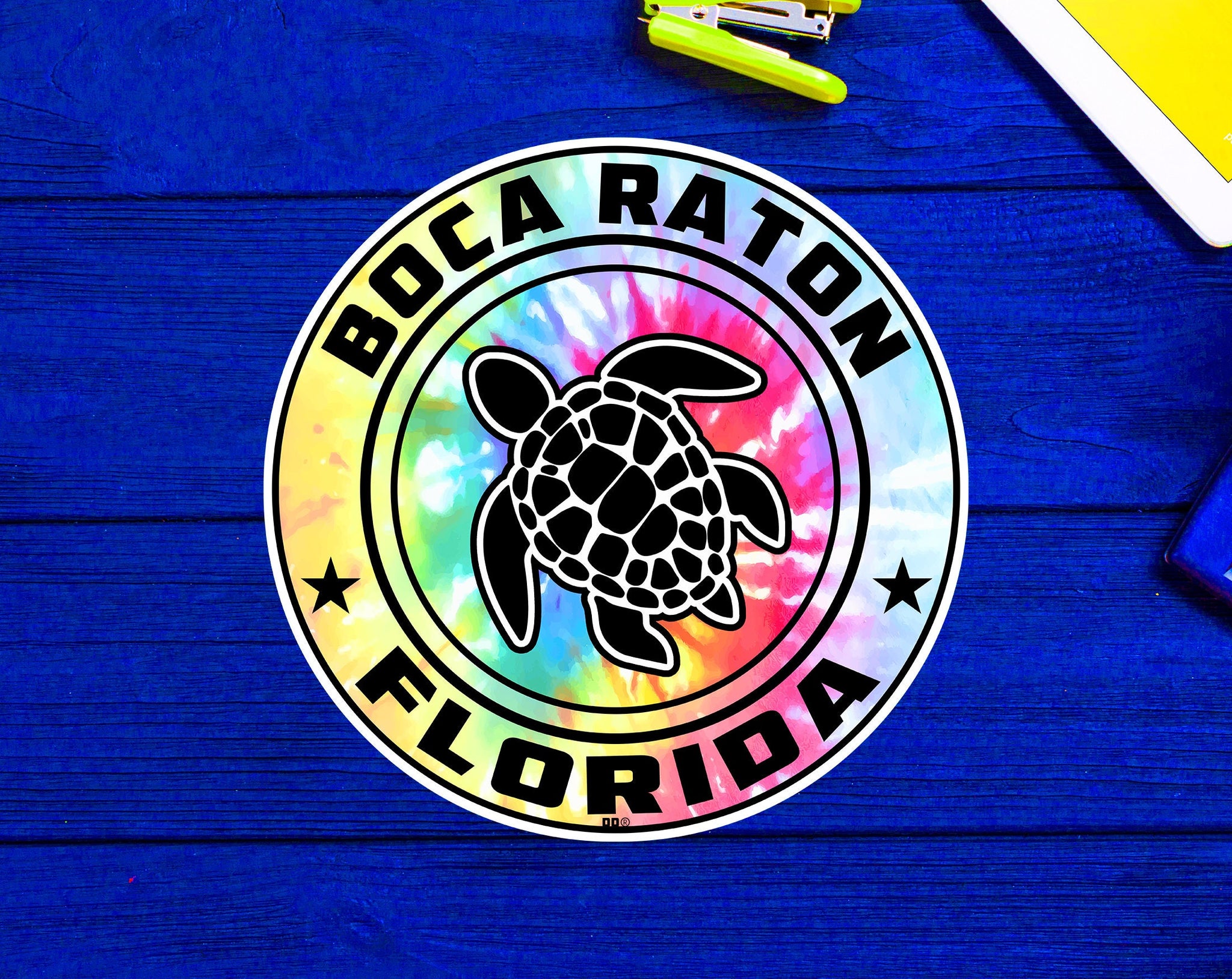 Boca Raton Florida Beach Sticker Decal 3" Vinyl