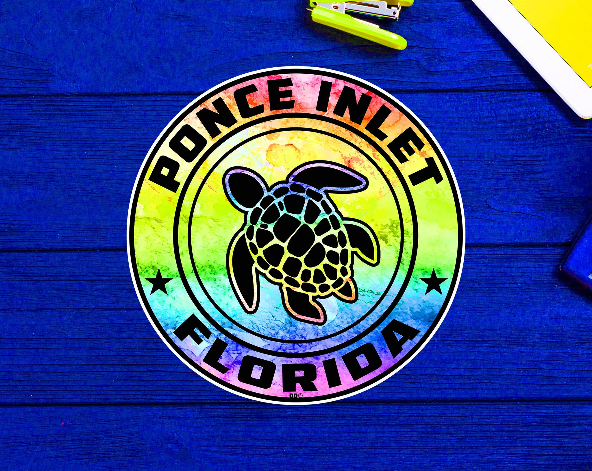 Ponce Inlet Florida Beach Sticker Decal 3