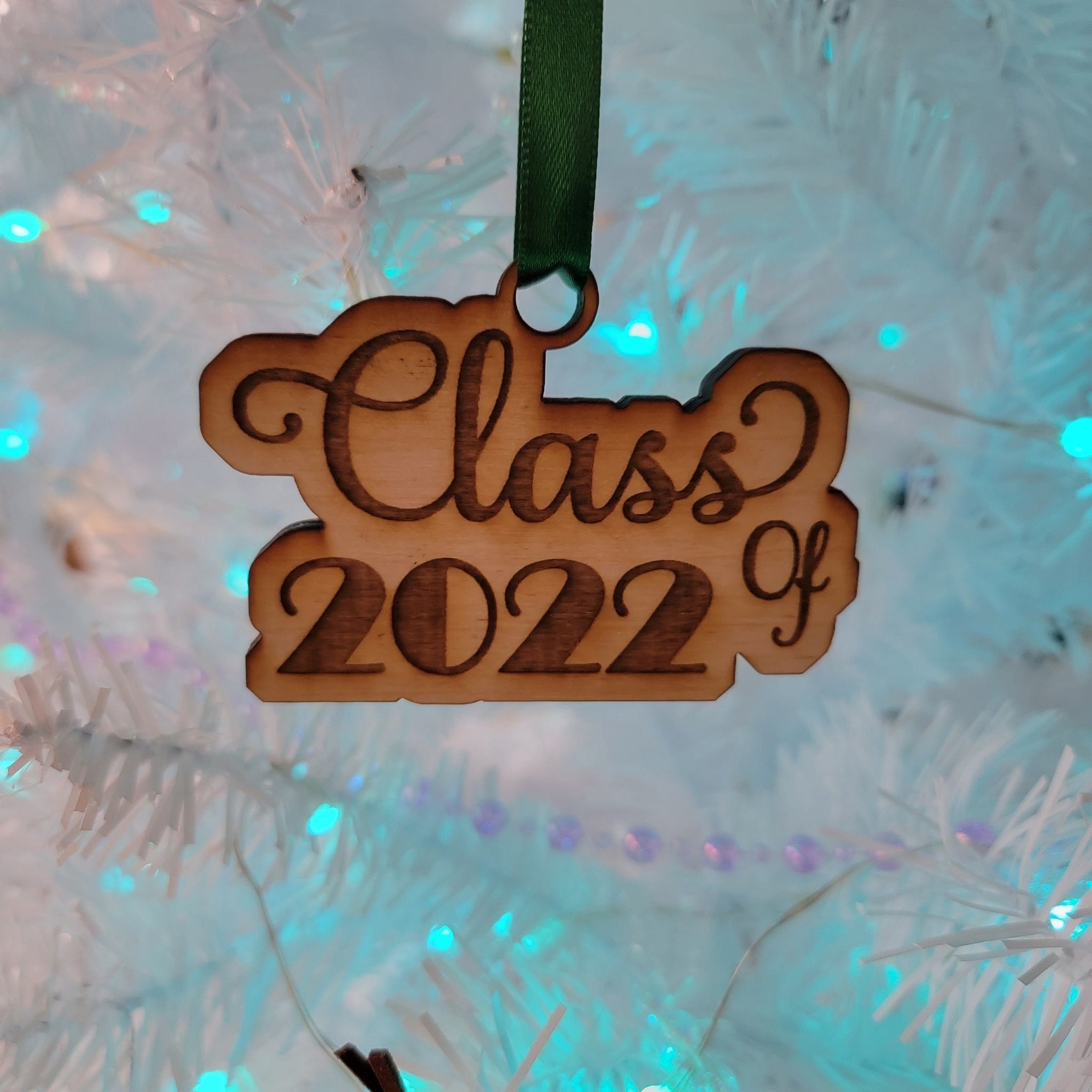 Class Of 2022 Ornament Christmas Wood  Graduate Graduation Laser Cut 3.75" High School College Middle School