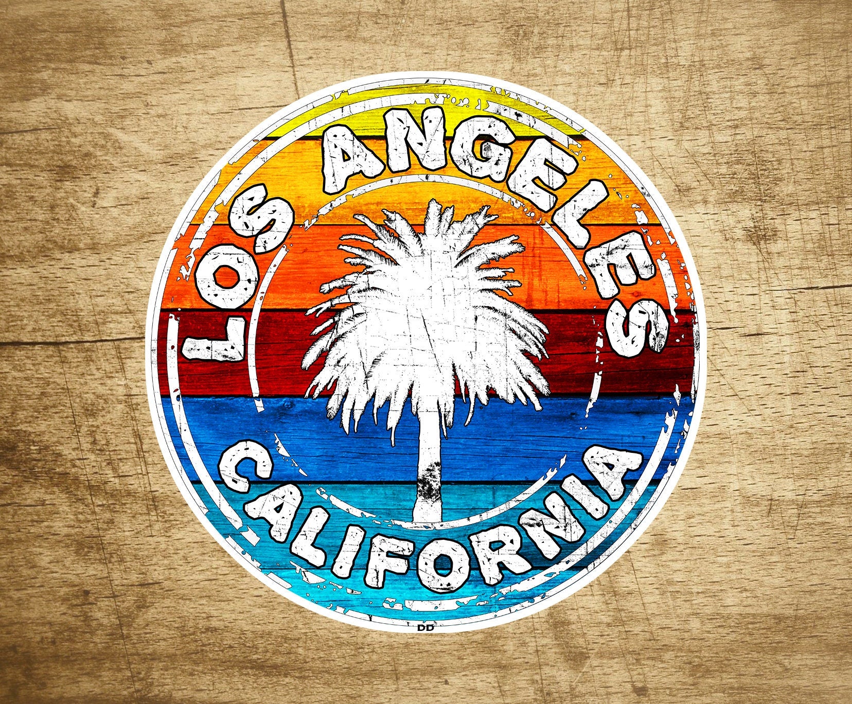 Los Angeles California Decal Sticker  3"