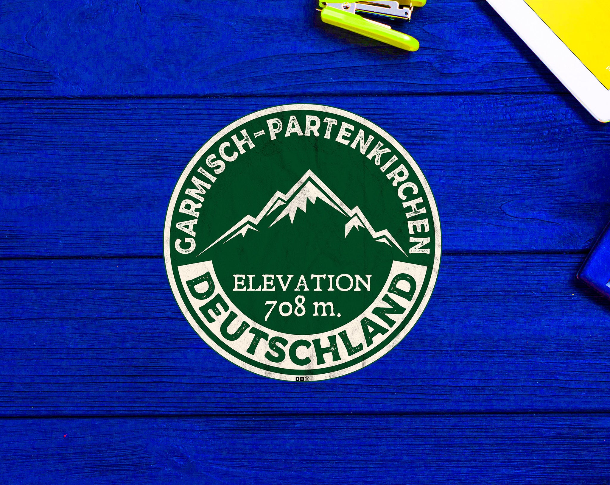 Garmisch-Partenkirchen Ski Skiing Oberbayern Sticker Decal 3"