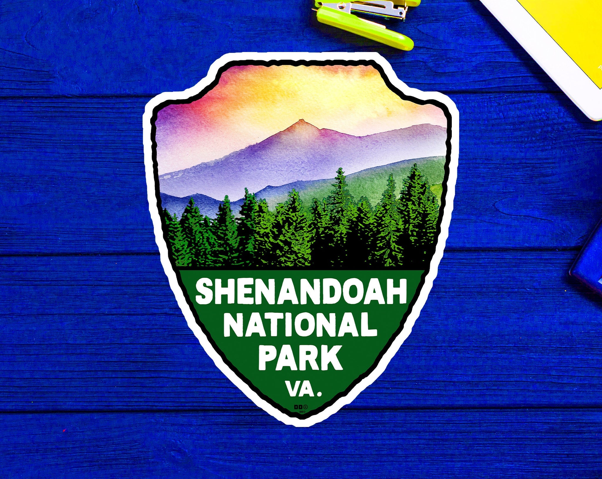 Shenandoah National Park Virginia Blue Ridge Vinyl Decal Sticker 3"