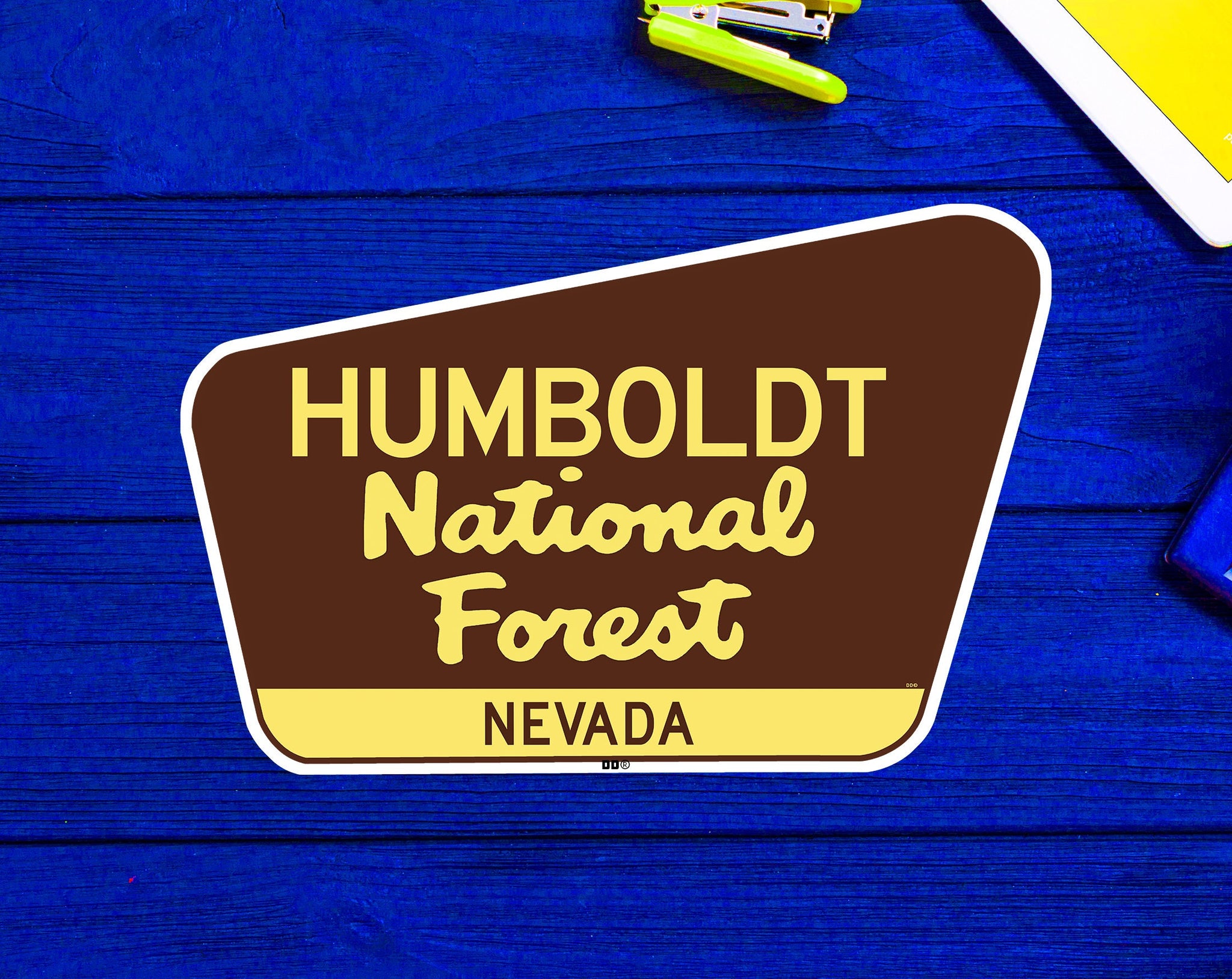 Humboldt National Forest Decal Sticker 3.75" x 2.5" Nevada Park Vinyl
