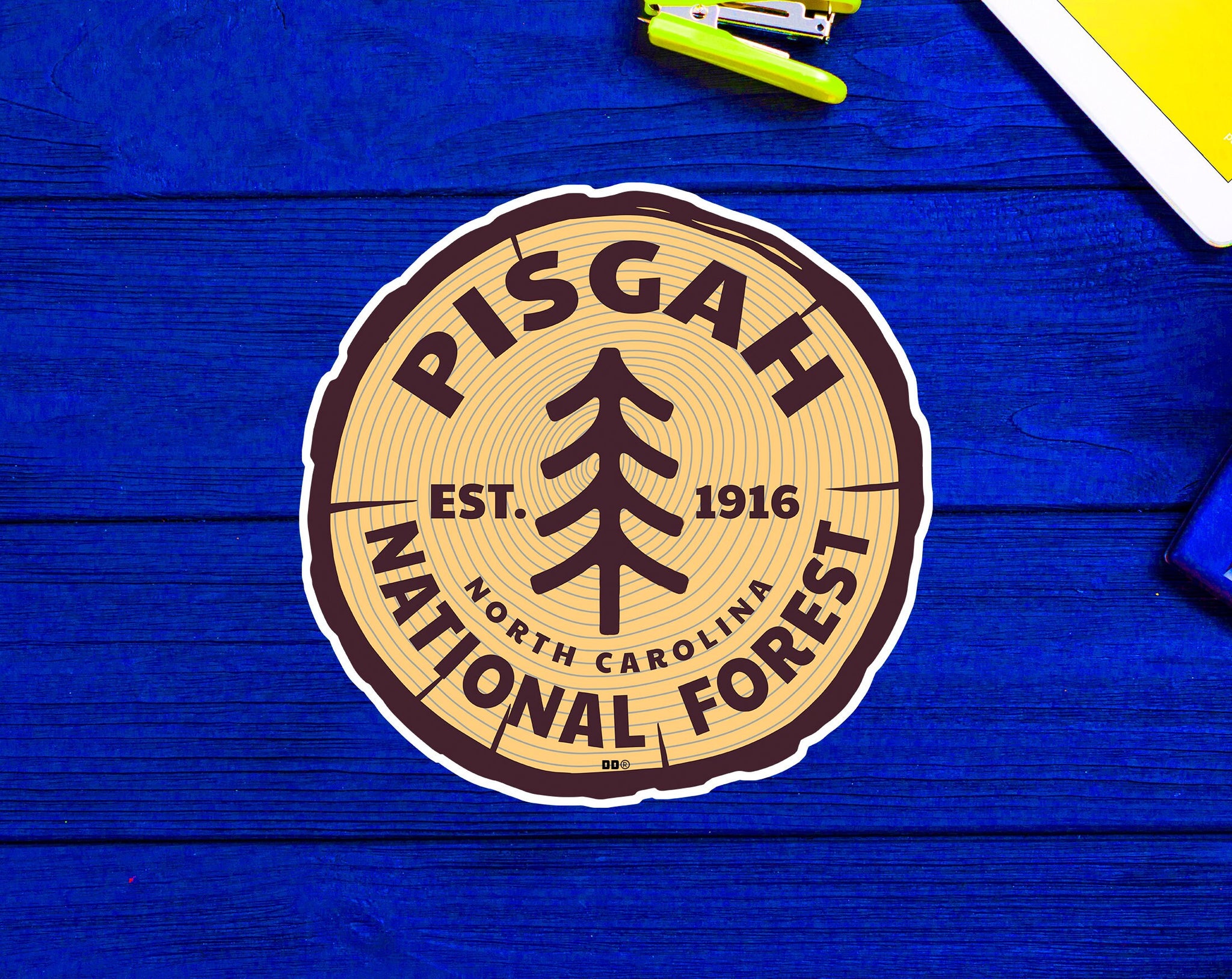 Pisgah National Forest Decal Sticker North Carolina 3" Vinyl