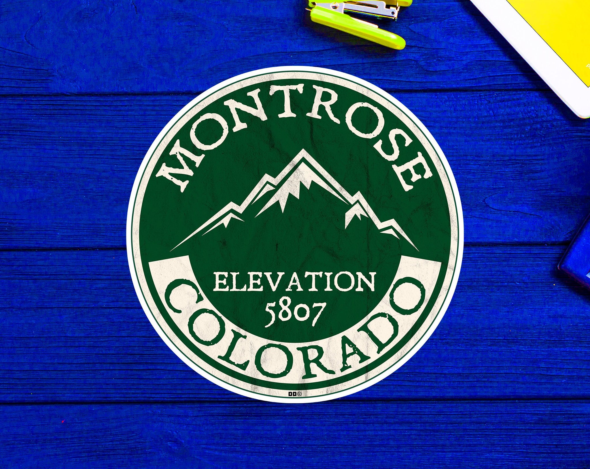 Montrose Colorado Skiing Mountain Ski CO Sticker 3"