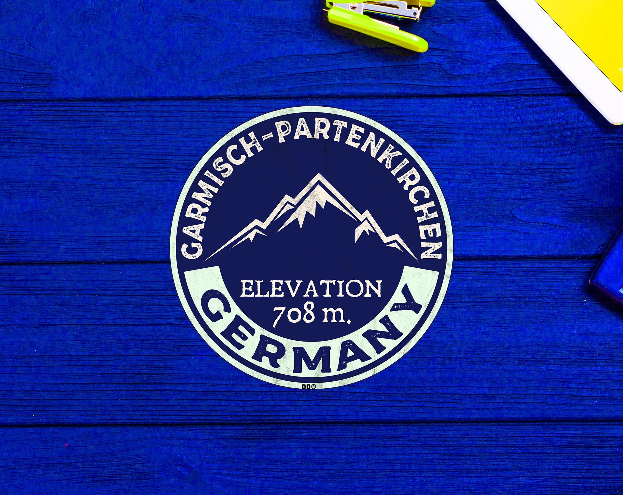 Garmisch-Partenkirchen Ski Skiing Oberbayern Sticker Decal 3"