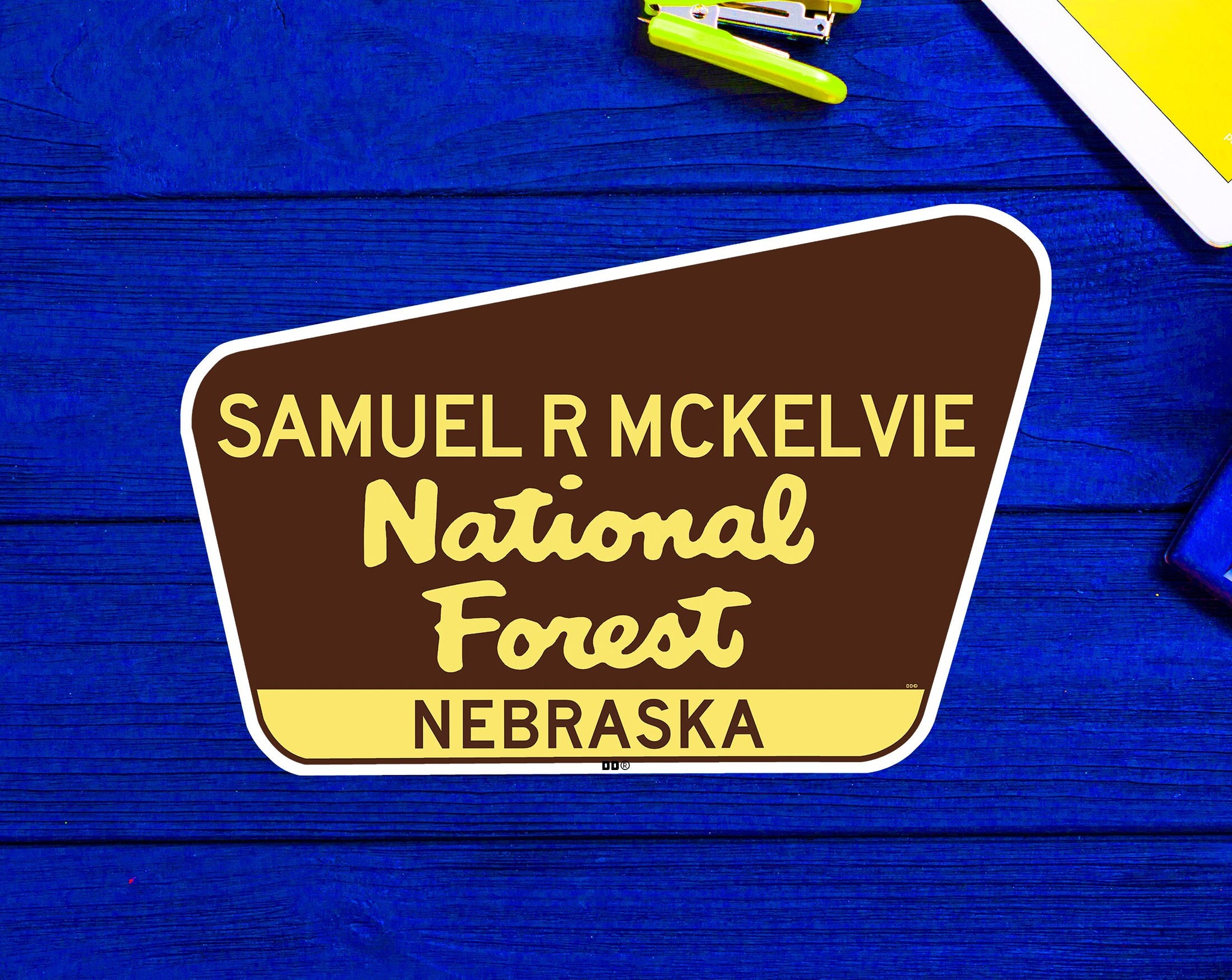 Samuel R. McKelvie National Forest Decal Sticker 3.75" x 2.5" Nevada Park Vinyl