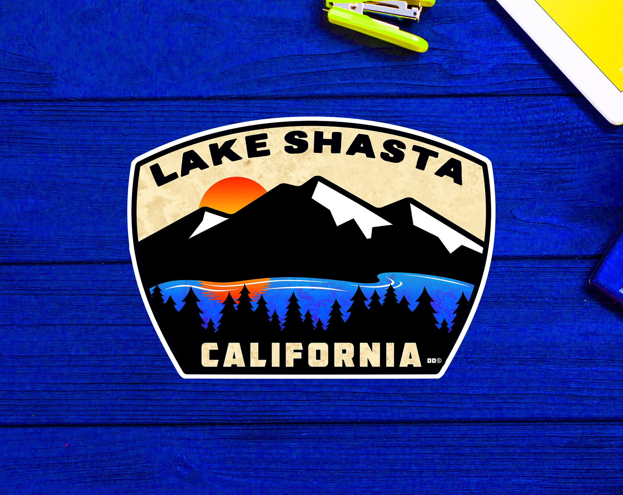Lake Shasta 3.75" X 2.75" Sticker Decal California