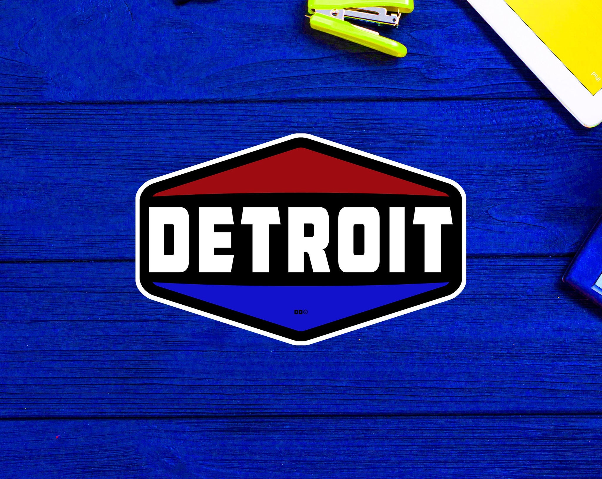 Detroit Michigan Decal 4" Sticker Vinyl