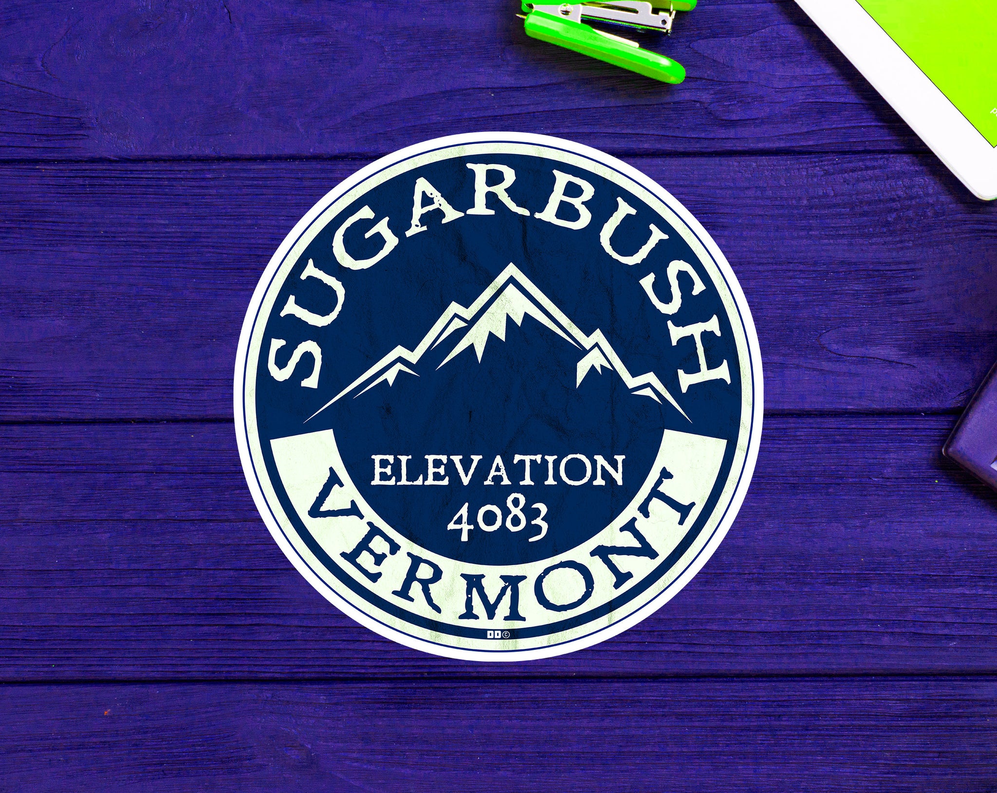 Sugarbush Vermont Skiing Ski Sticker Decal 3" Warren Vinyl