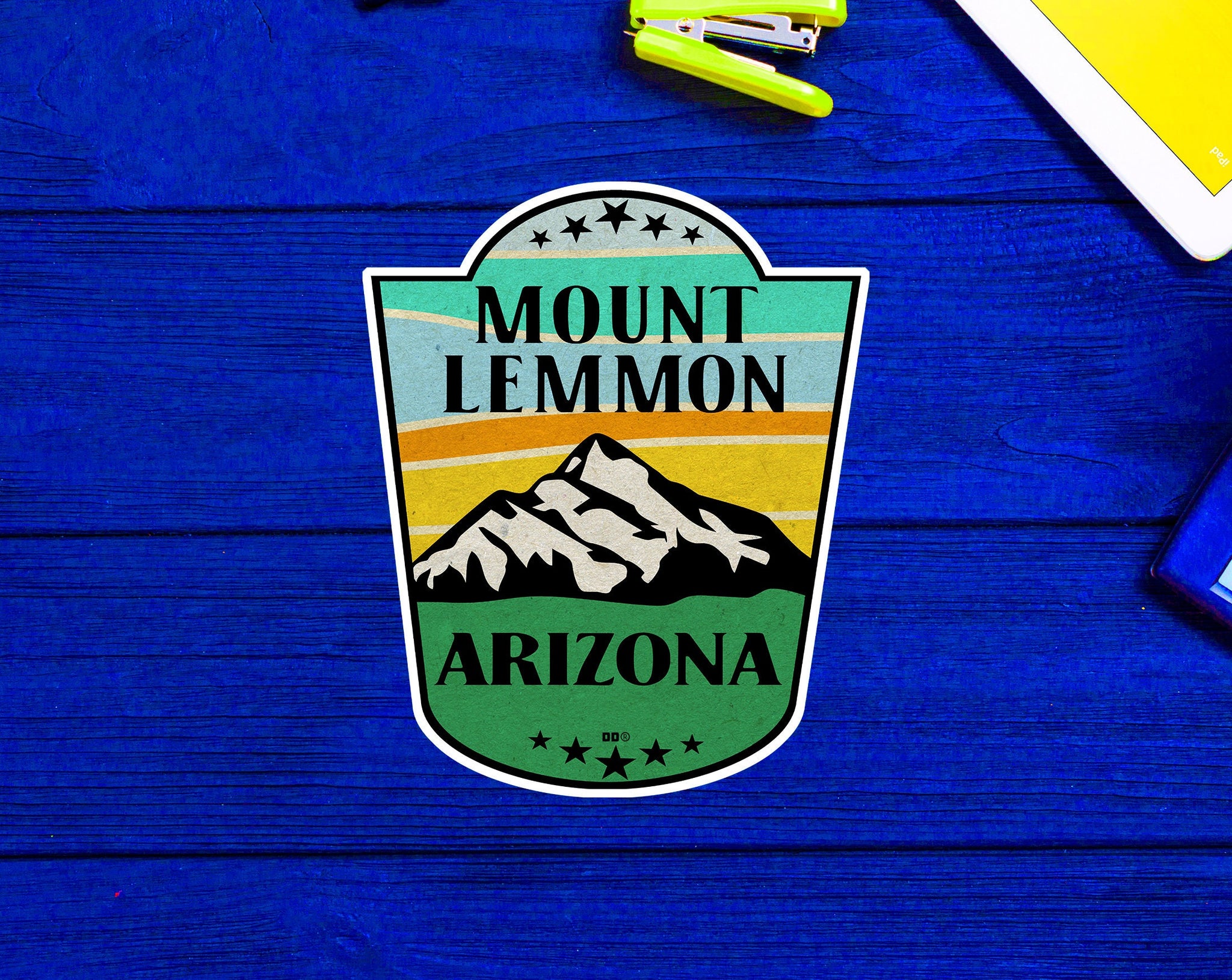 Mount Lemmon Arizona Tucson Santa Catalina Mountains Coronado National Forest Sticker 3.7"