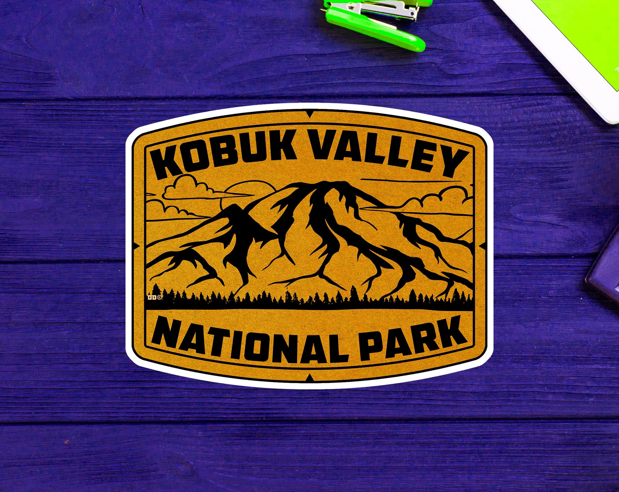 Kobuk Valley National Park Sticker 3.75" Alaska AK Vinyl Indoor Outdoor