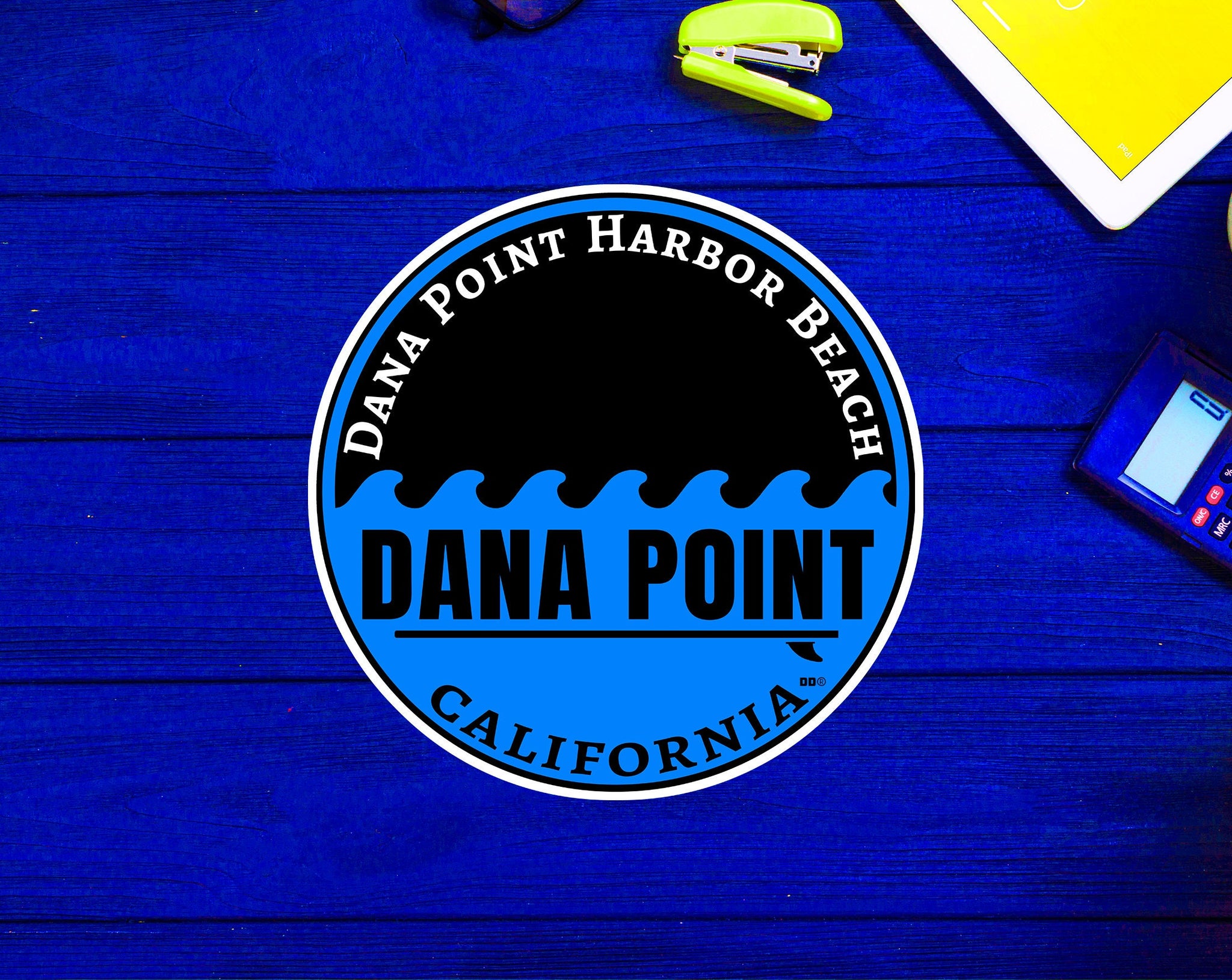 Dana Point California Surfing Dana Point Harbor Beach Surf Sticker 3"