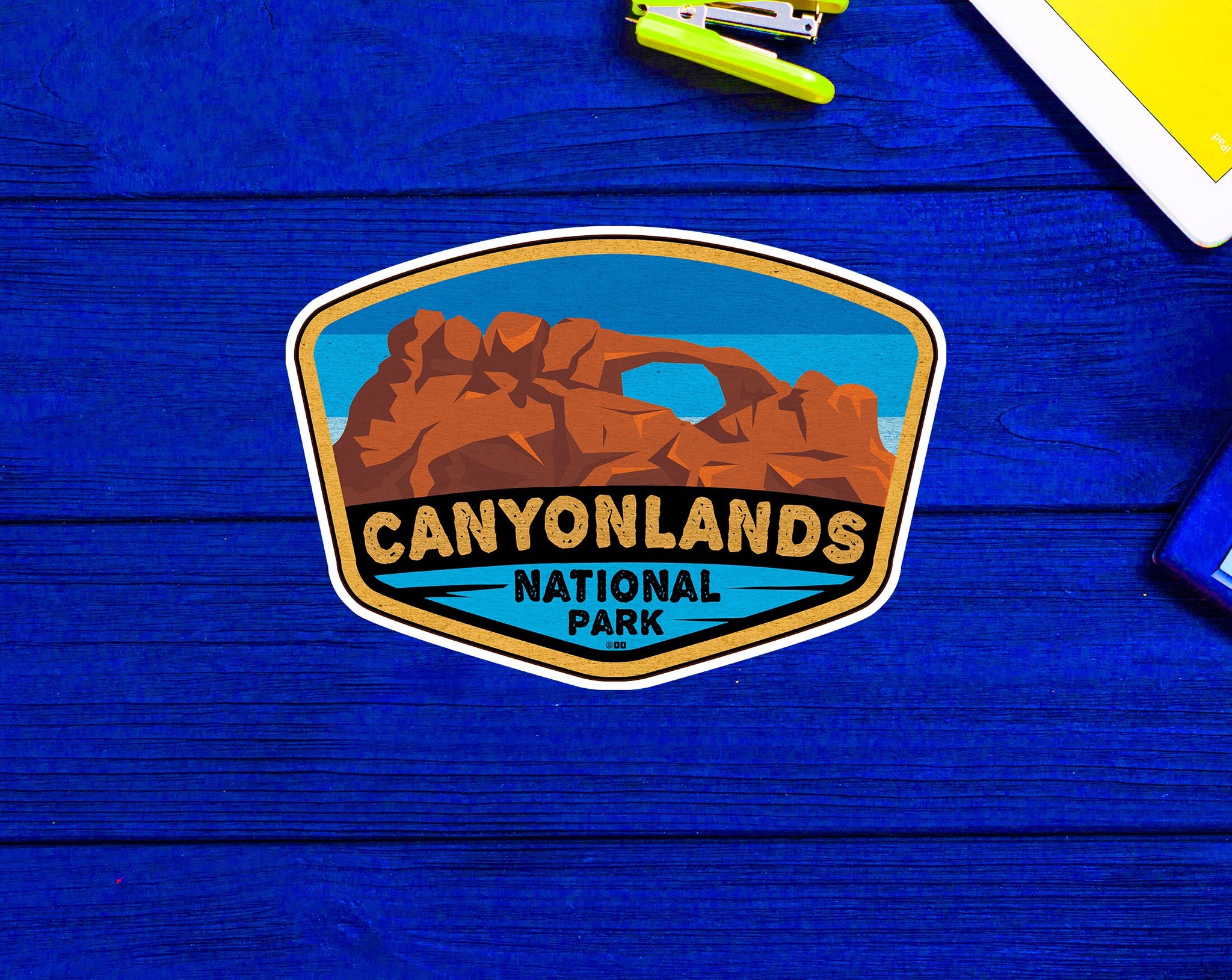 Canyonlands National Park Utah Sticker 4" x 2.8" Vinyl Decal