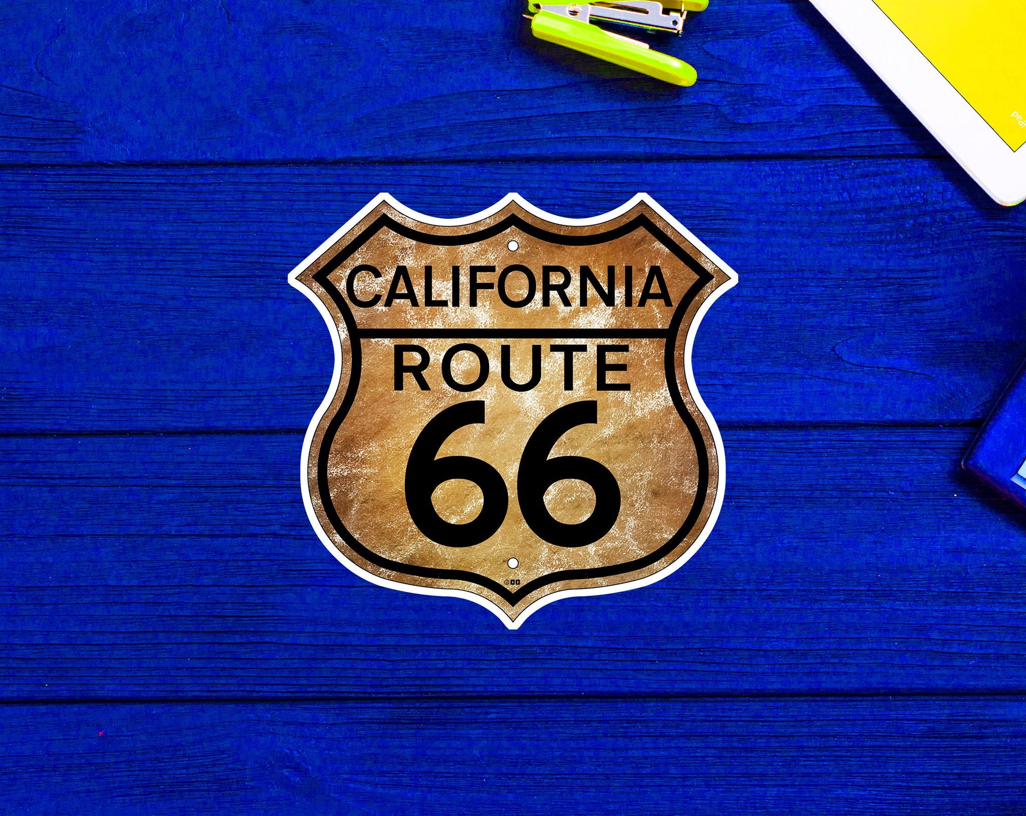Route 66 California Sticker Decal Vinyl 3"