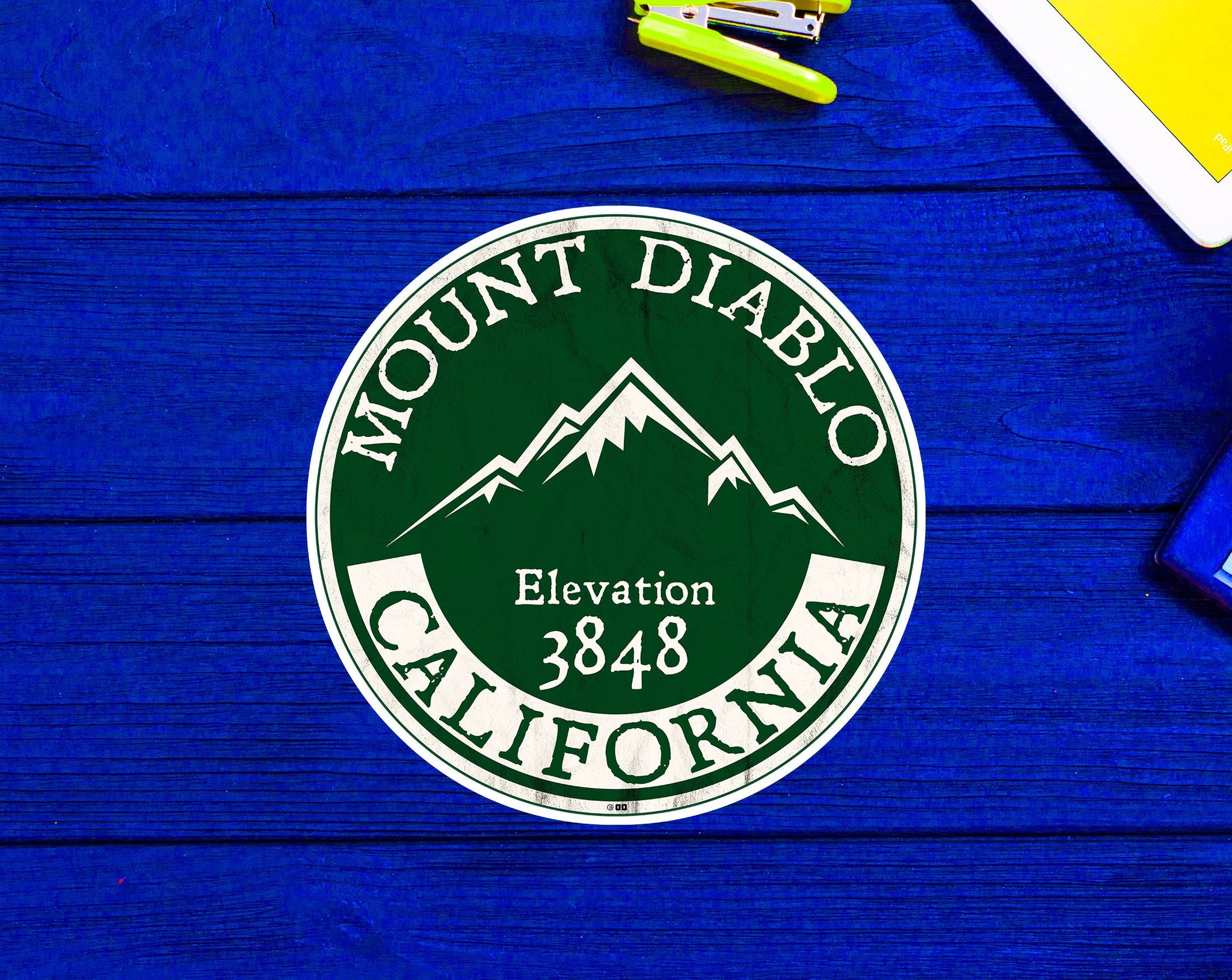 Mount Diablo California Decal Sticker 3" Contra Costa San Francisco
