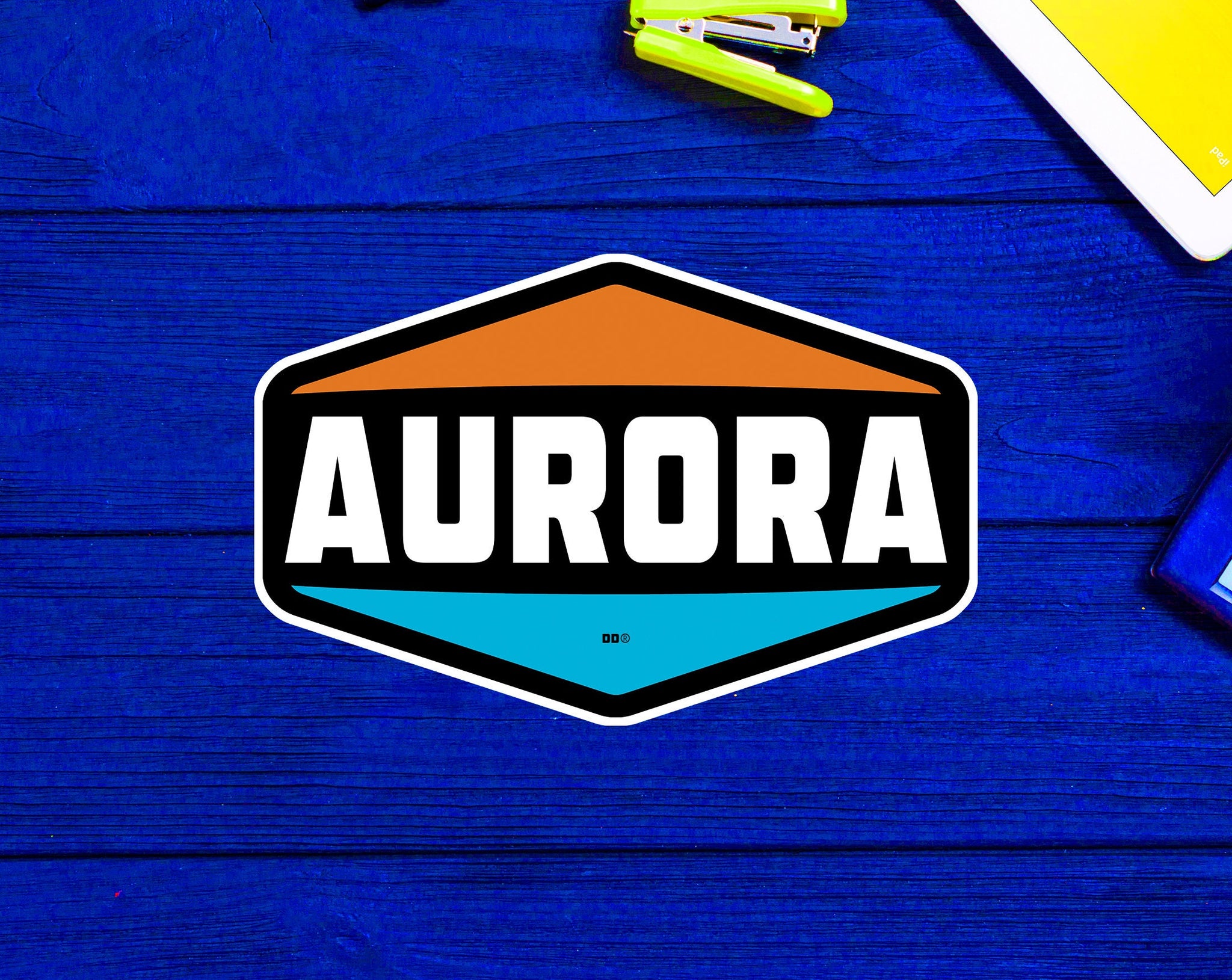 Aurora Colorado Vinyl Decal Sticker 4"