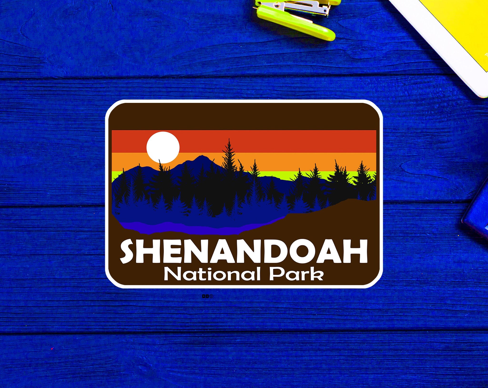 Shenandoah National Park Virginia Vinyl Decal Sticker 4"