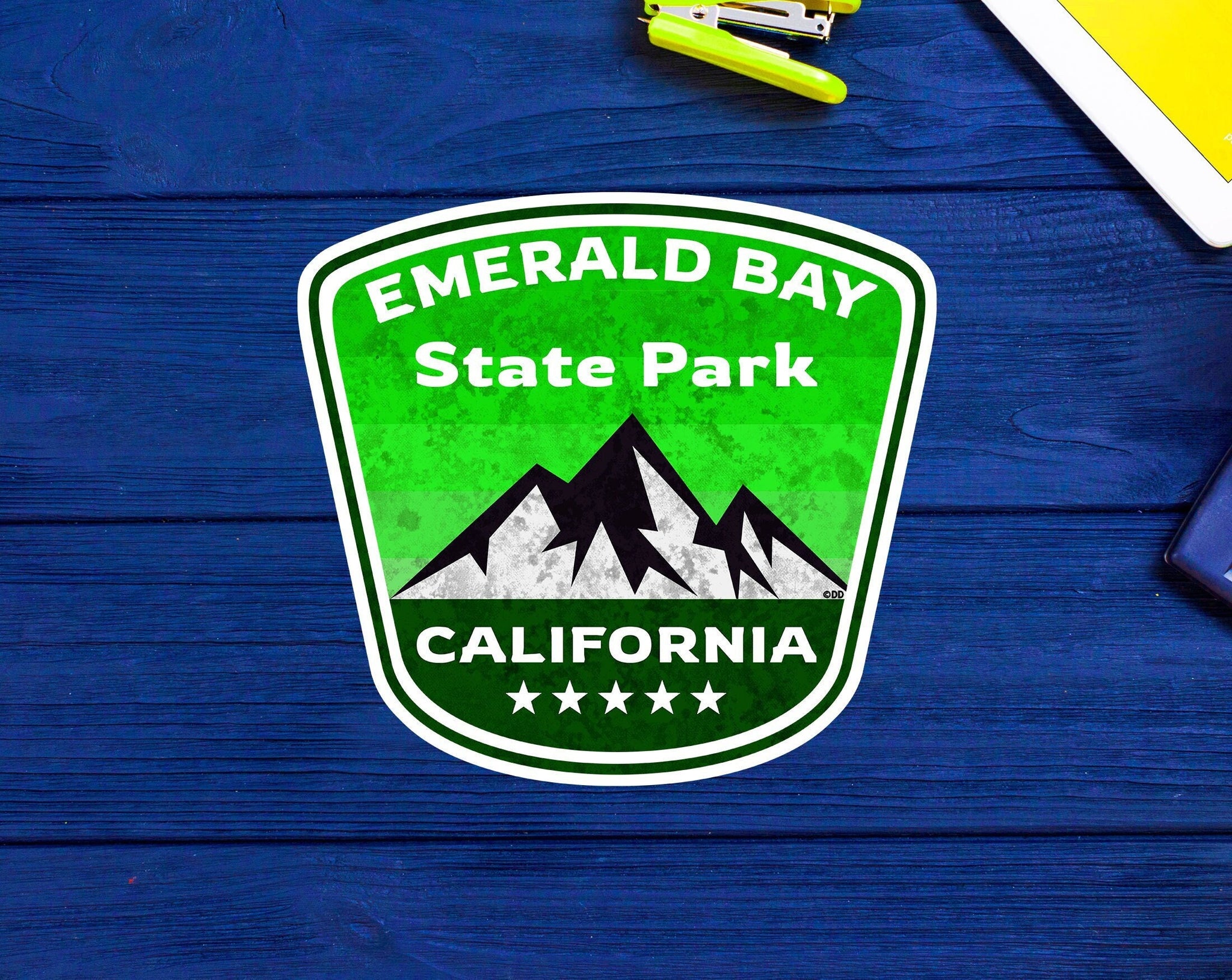 Emerald Bay State Park Decal Sticker Vinyl Lake Tahoe California 3" Laptop Bumper Car