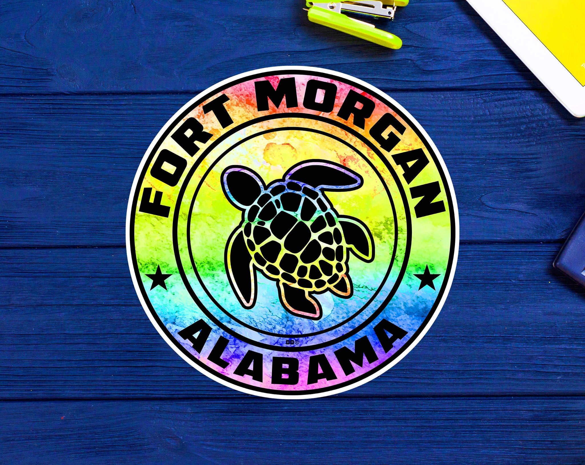 Fort Morgan Alabama Beach Sticker Decal 3" Vinyl