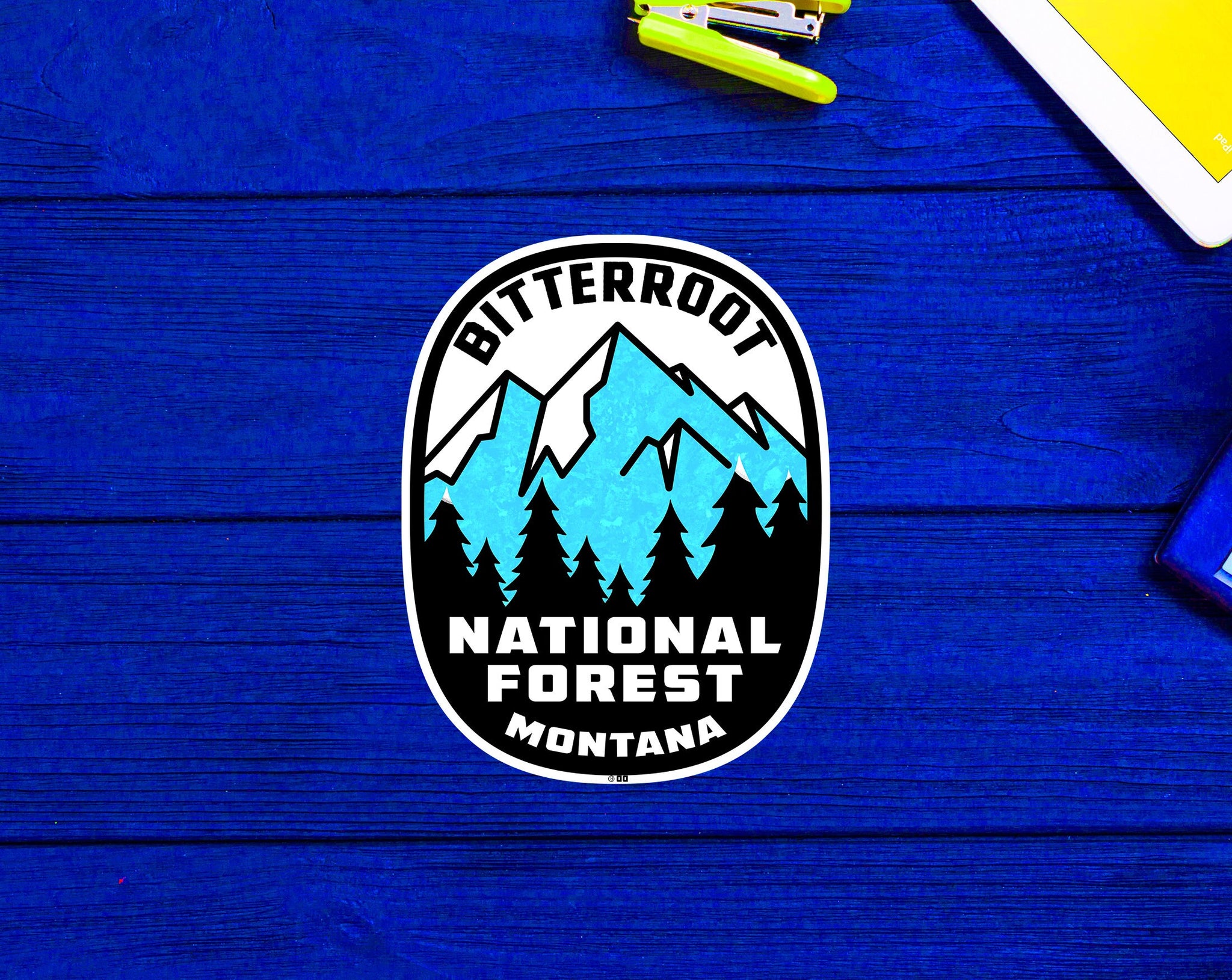 Bitterroot National Forest Montana Sticker 3.9"