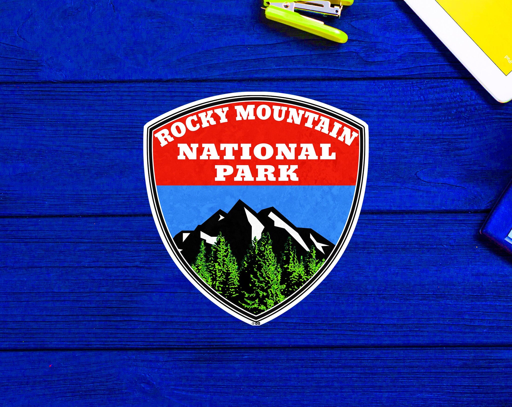 Rocky Mountain National Park Colorado Sticker Decal Lake Hiking 3.1"