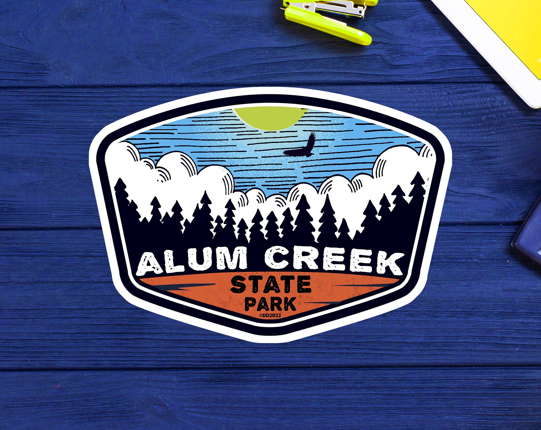 Alum Creek State Park Decal 3.75" Sticker Ohio Vinyl Indoor Or Outdoor