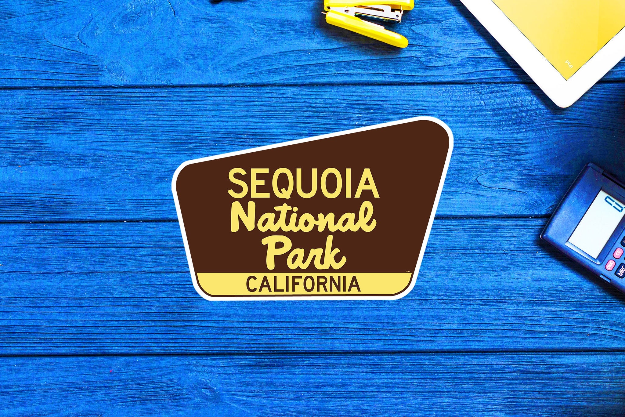 Sequoia Forest National Park California Travel Sticker Decal 3.75" Vinyl