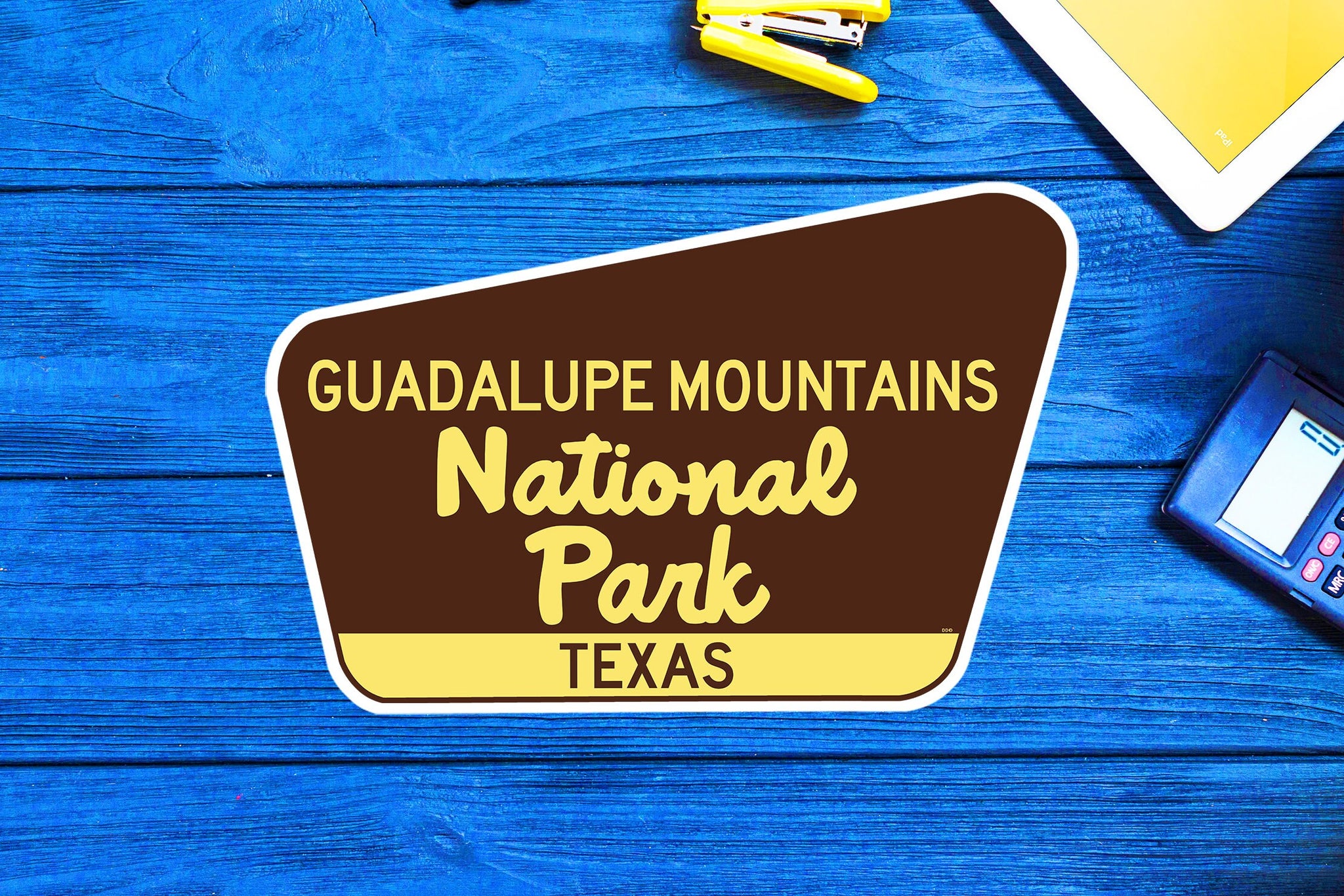 Guadalupe Mountains National Park Texas Sticker 3.75" Vinyl Decal