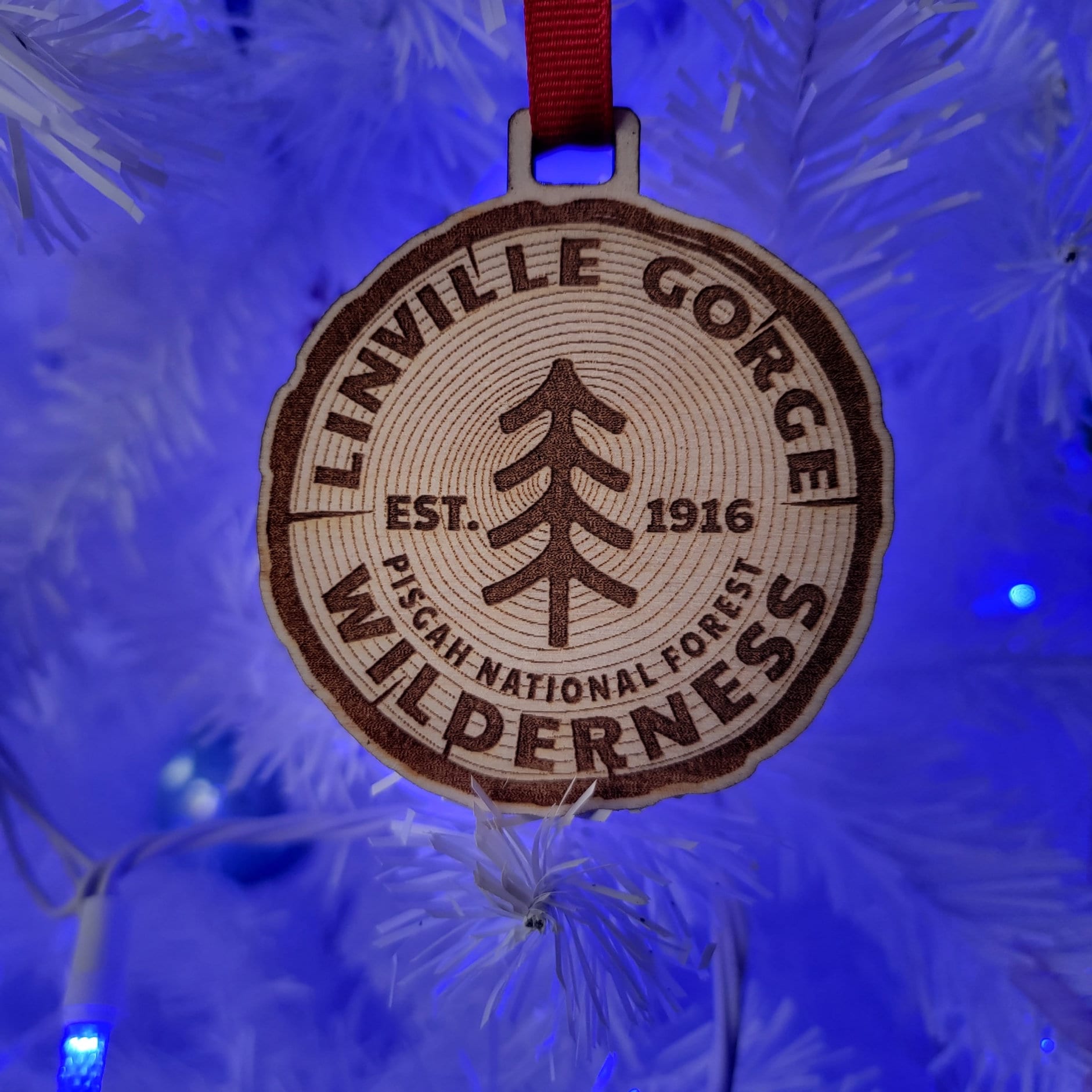 Linville Gorge Wilderness Pisgah National Forest Ornament Christmas Ornaments North Carolina