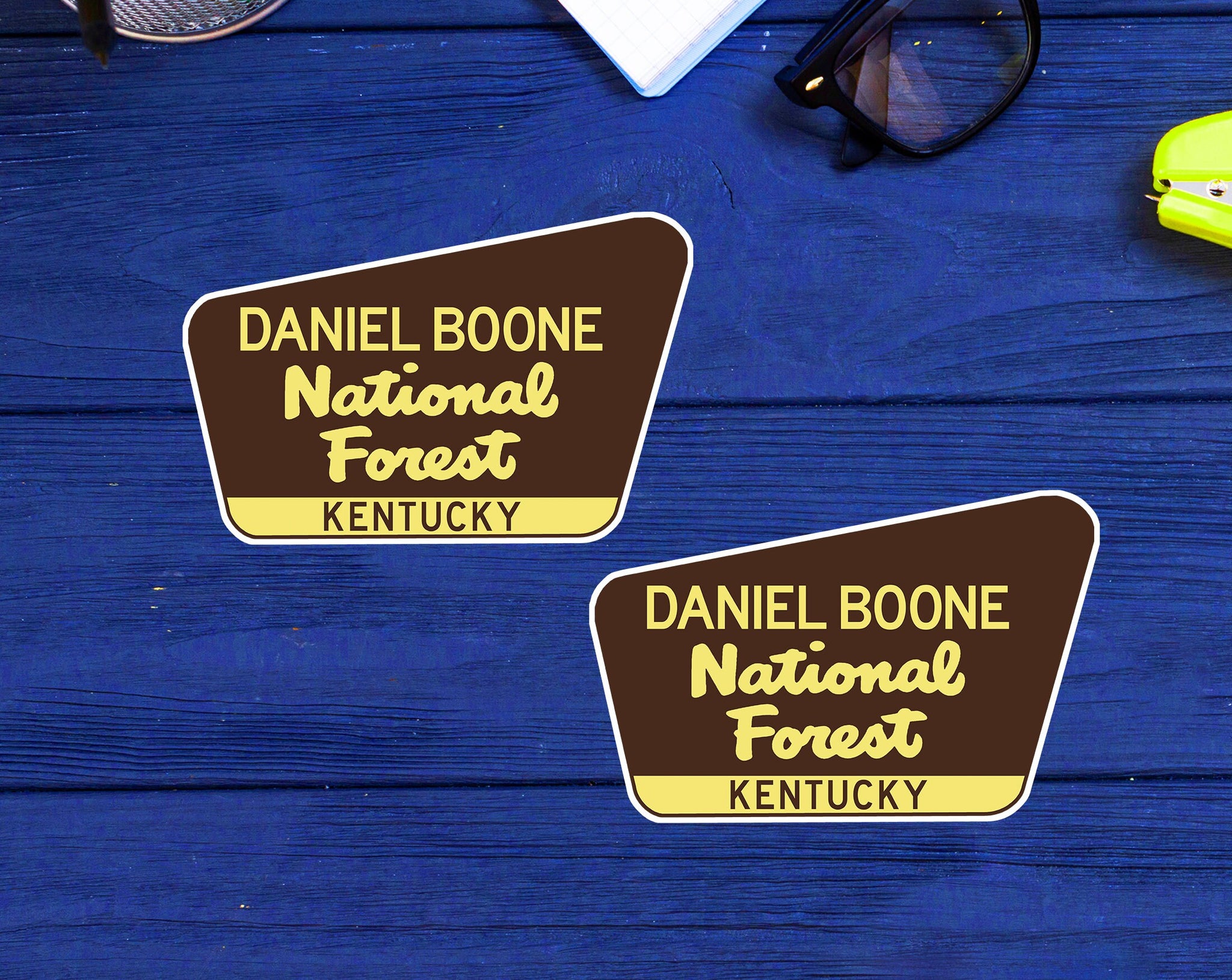 2 Daniel Boone National Forest Decal Sticker 3" Kentucky Park Vinyl Stickers
