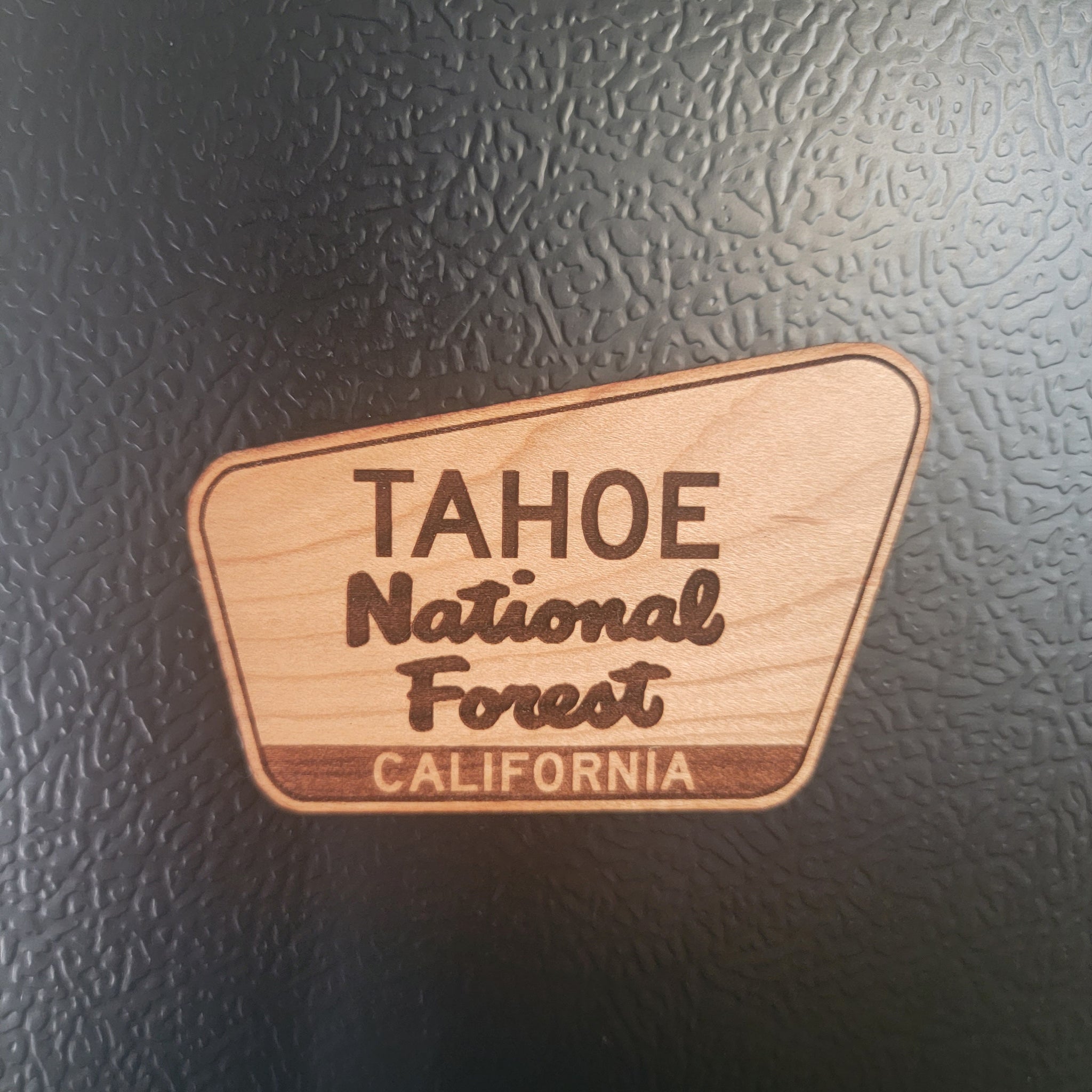 Tahoe National Forest Ornament Wood Christmas Or Magnet California CA Made In USA Gift Alder Laser Cut