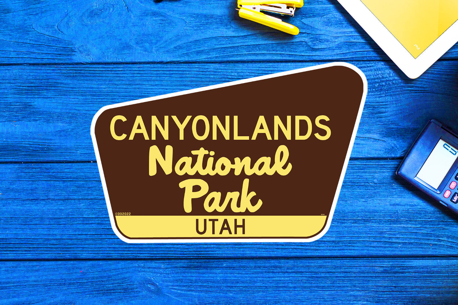 Canyonlands National Park Utah Sticker Decal 3.75" Vinyl UT Forest Laptop Truck