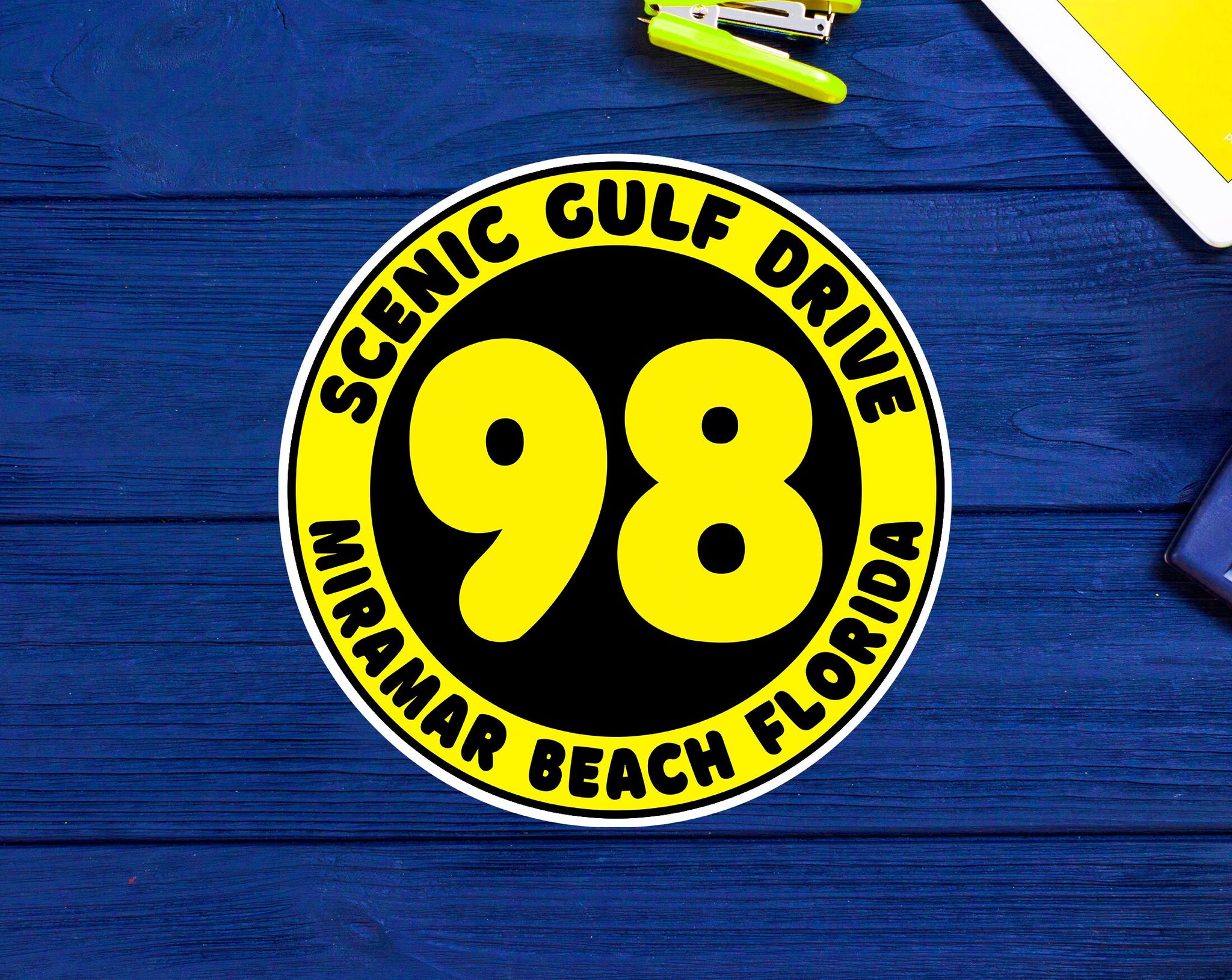 Scenic Gulf Drive Highway 98 Destin 3" Beach Florida Palms Panhandle Emerald Coast Miramar Beach