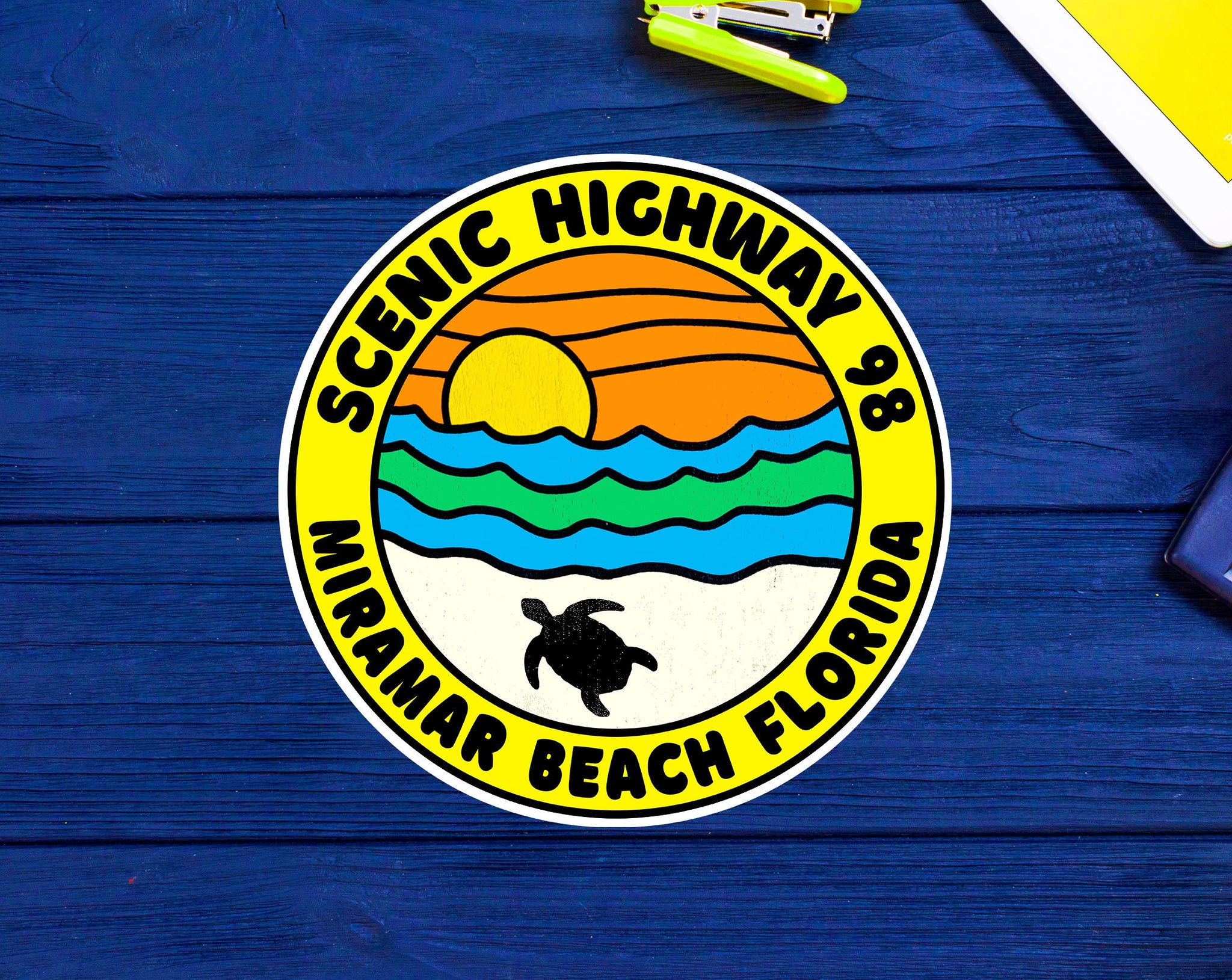 Scenic Gulf Drive Highway 98 Destin 3" Beach Florida Palms Panhandle Emerald Coast Miramar Beach